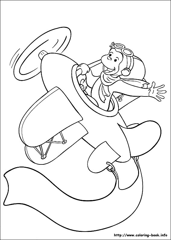 Curious George Coloring Pages 4. Curious george coloring sheets printable 40 