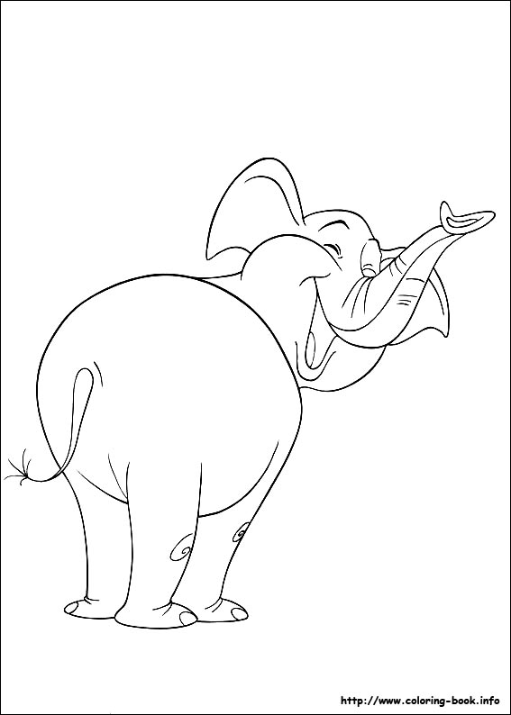 Curious George coloring picture