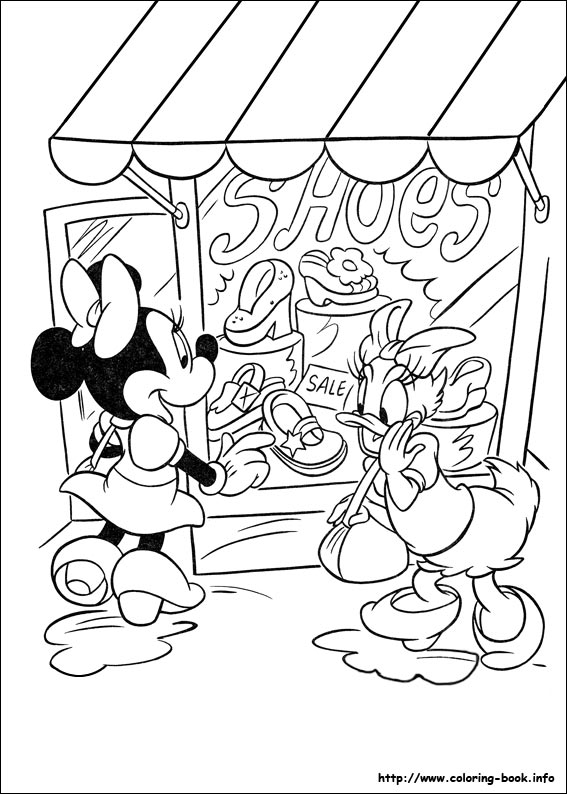 Daisy coloring picture