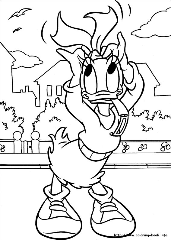 Daisy coloring picture