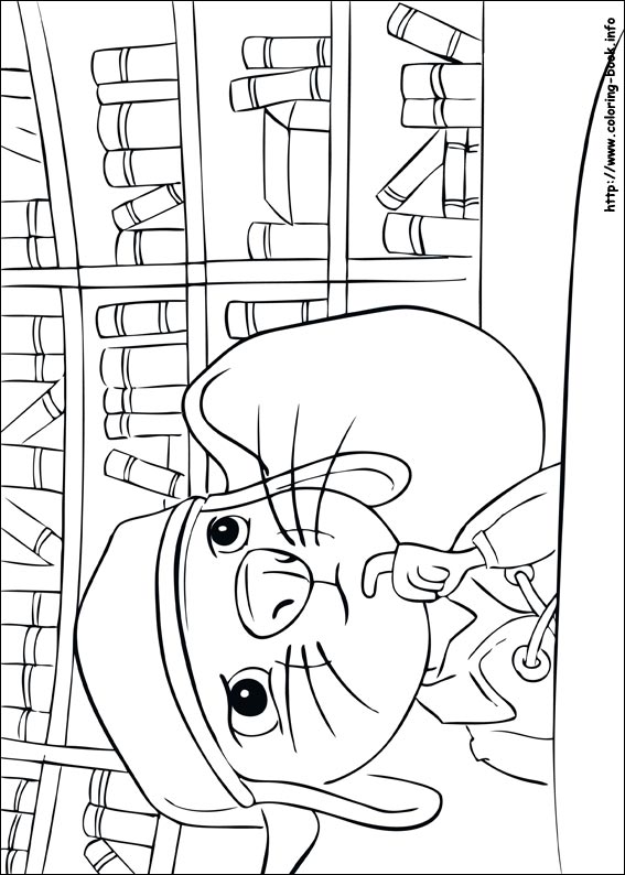 The tale of Despereaux coloring picture