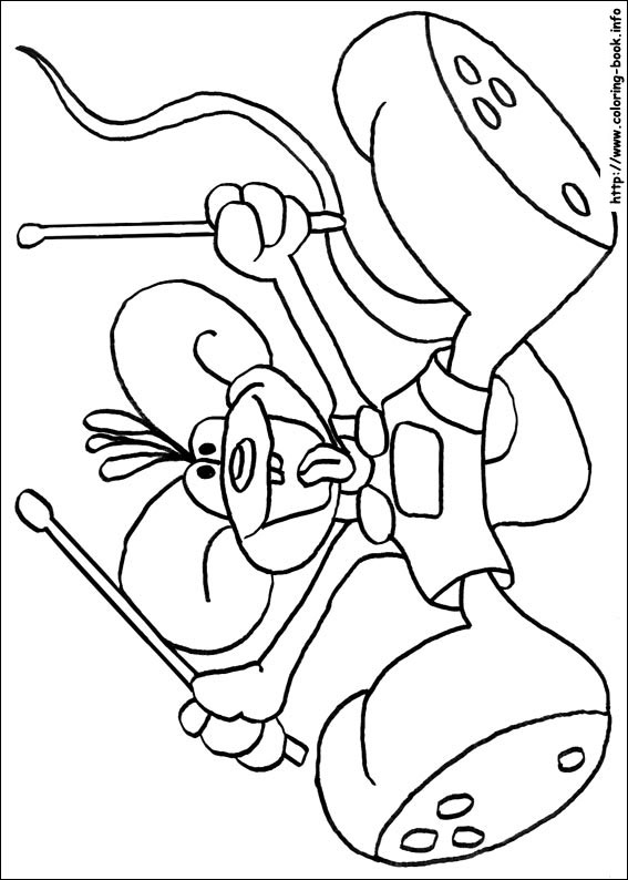 Diddl coloring picture