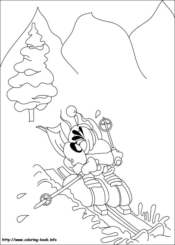 Diddl coloring picture