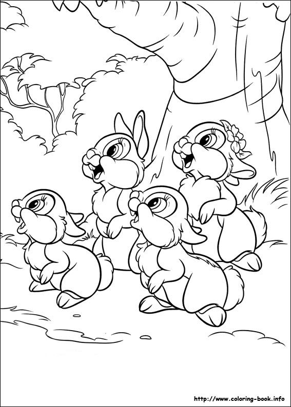 Disney Bunnies coloring picture