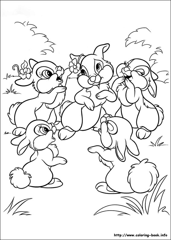 Disney Bunnies coloring picture