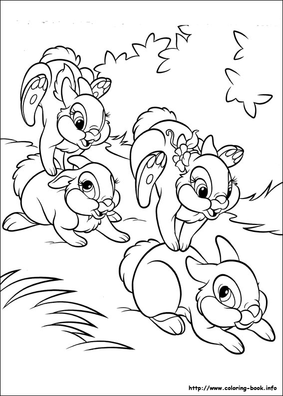 Disney Bunnies coloring picture