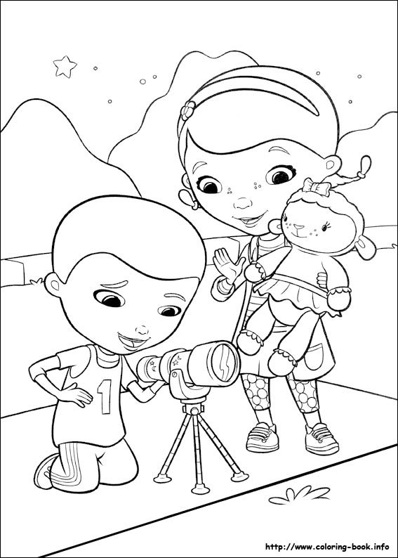 Doc McStuffins coloring picture