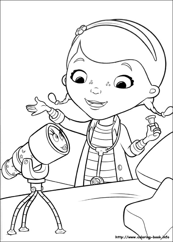 Doc McStuffins coloring picture