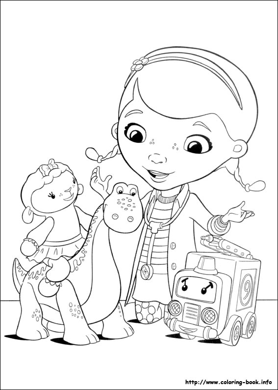 free printable doc mcstuffins coloring pages