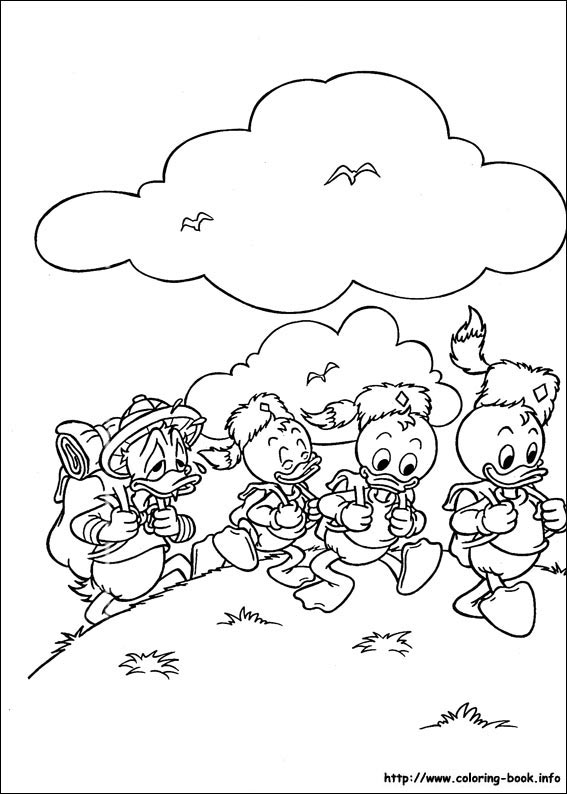 Donald coloring picture