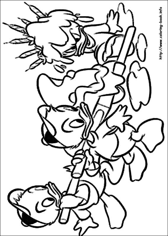 Donald coloring picture