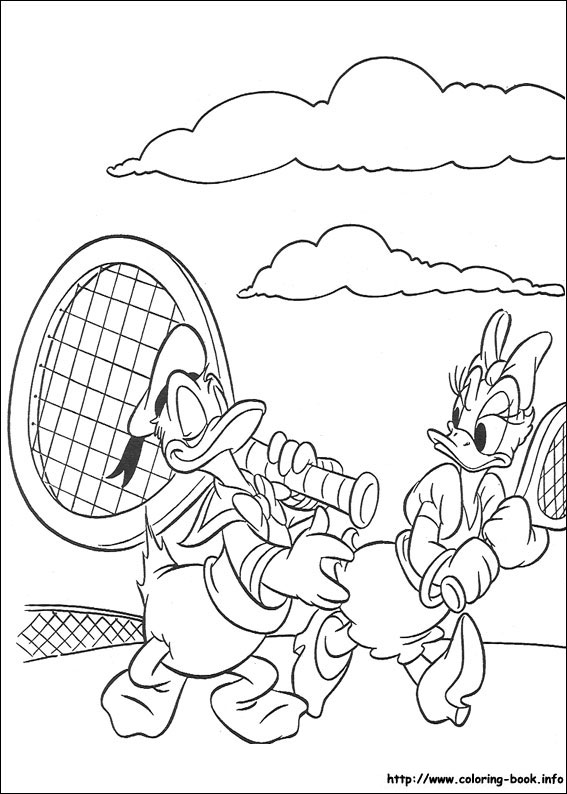 Donald coloring picture