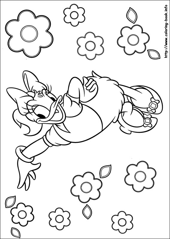 Donald coloring picture