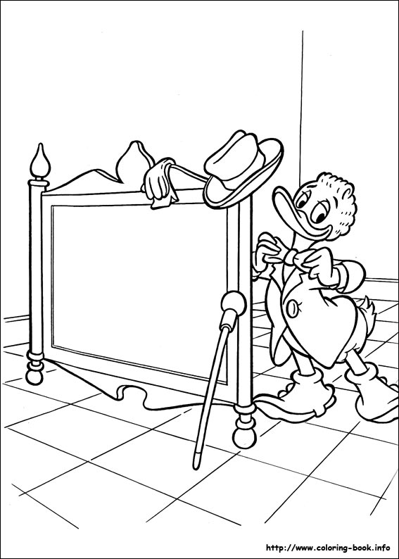 Donald coloring picture