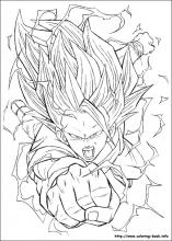 Dragon Ball Z Coloring Pages On Coloring Book Info