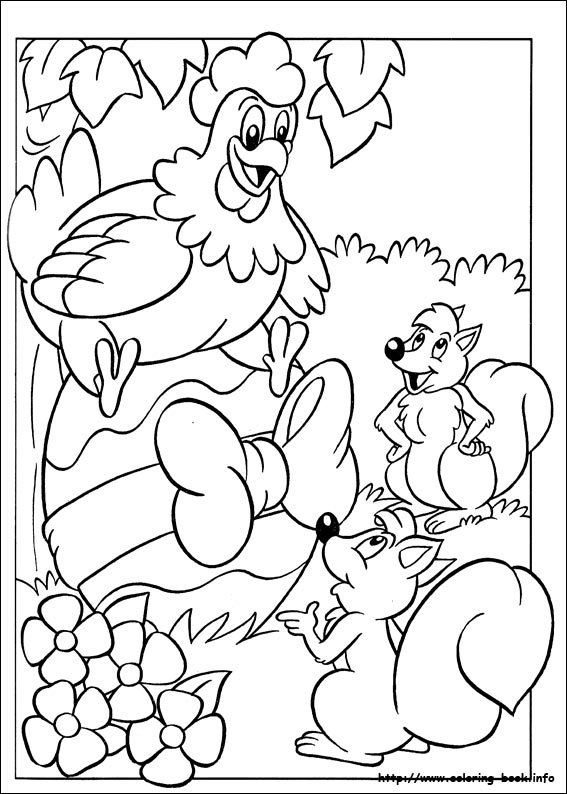 Easter coloring picture