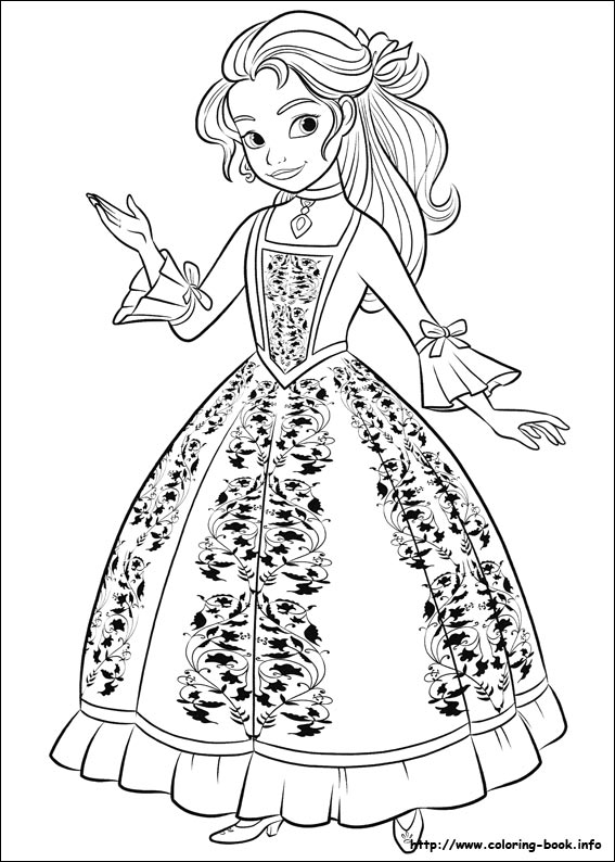 Elena of Avalor coloring picture