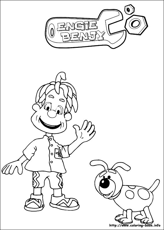 Engie Benjy coloring picture