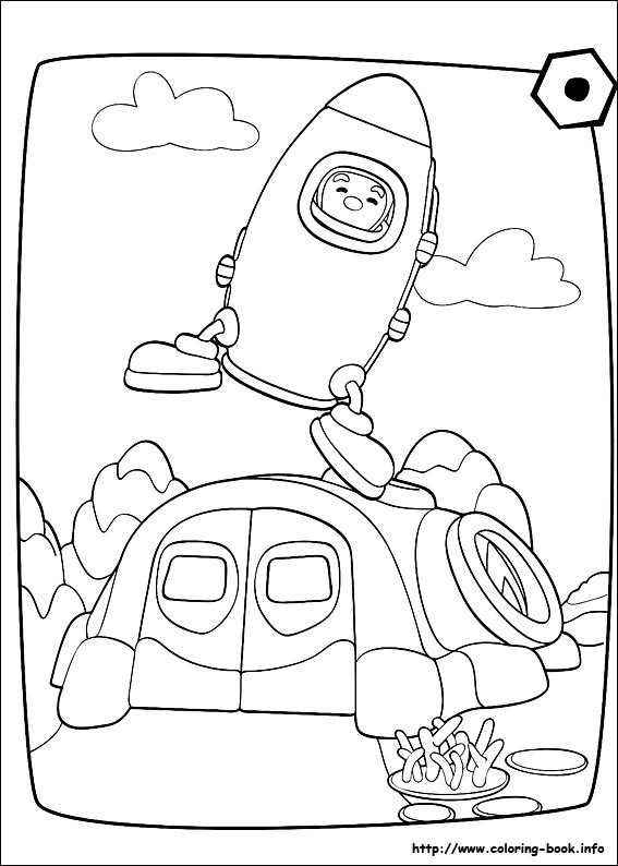 Engie Benjy coloring picture