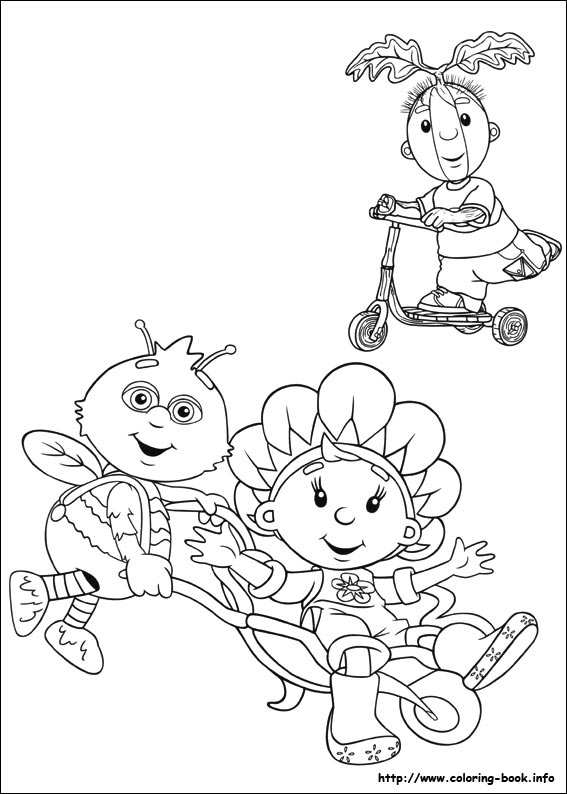 Fifi and the Flowertots coloring picture