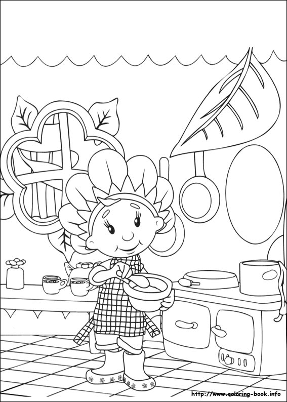 Fifi and the Flowertots coloring picture