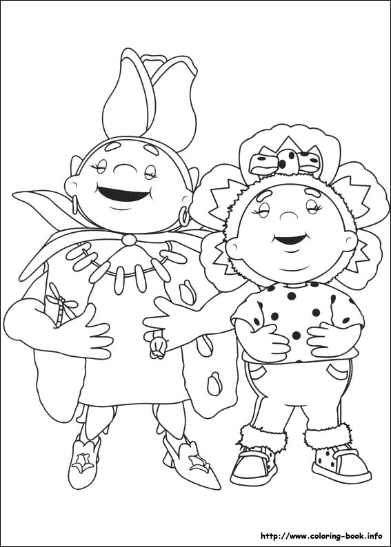 Fifi and the Flowertots coloring picture