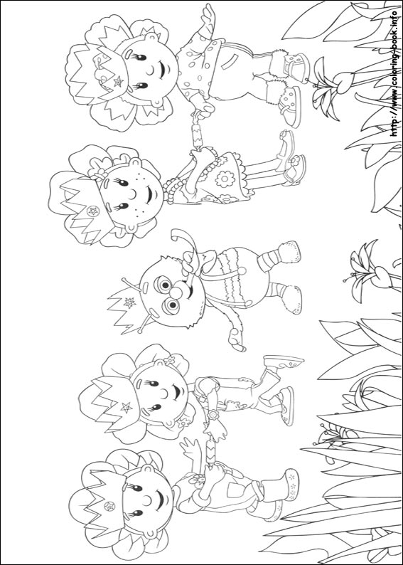 Fifi and the Flowertots coloring picture