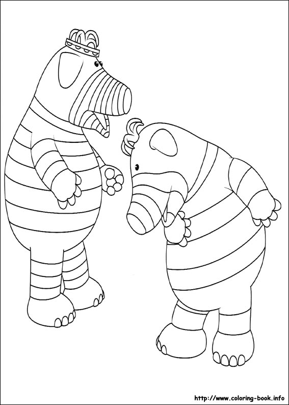 Fimbles coloring picture