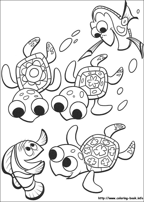 Featured image of post Finding Nemo Coloring Pages Free