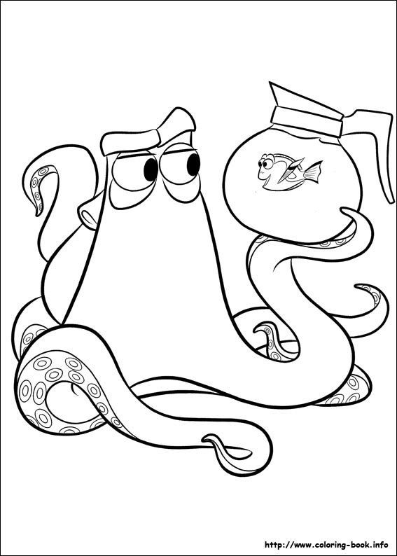 Finding Dory coloring picture