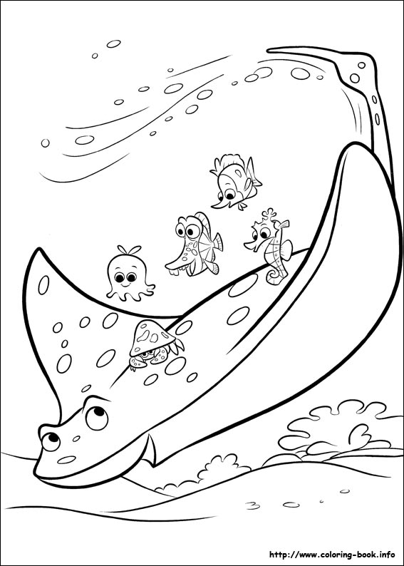 Finding Dory coloring picture