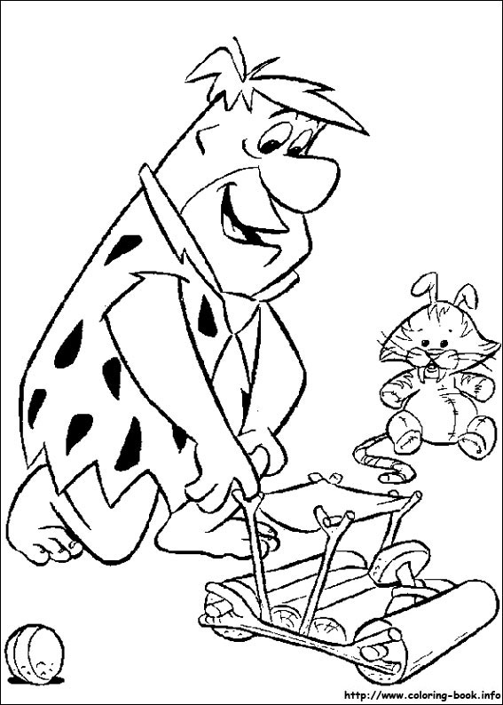 The Flintstones coloring picture