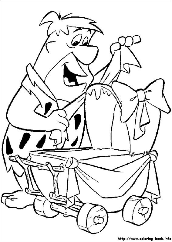 The Flintstones coloring picture