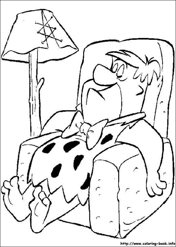 The Flintstones coloring picture