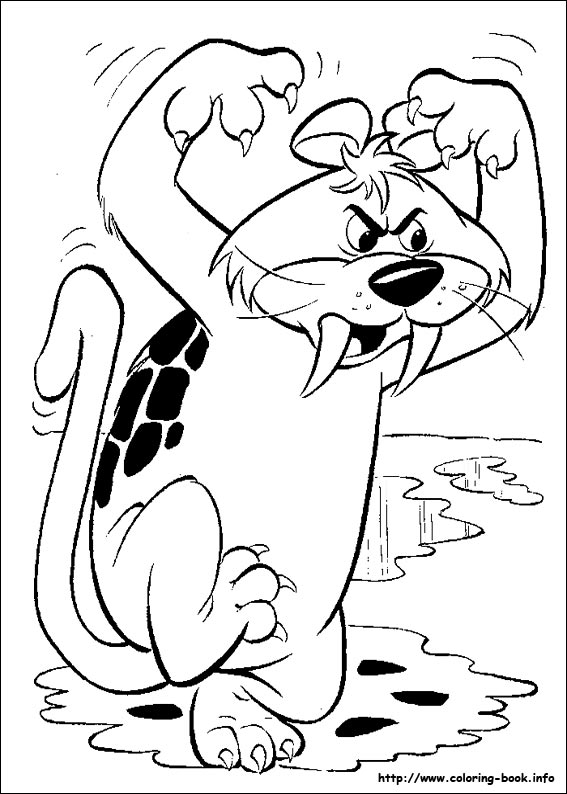 The Flintstones coloring picture