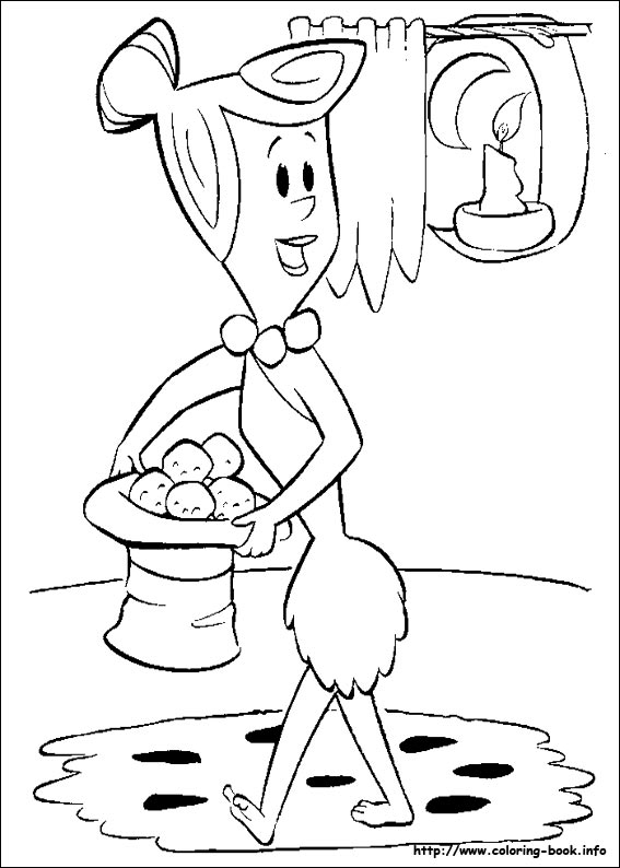 The Flintstones coloring picture