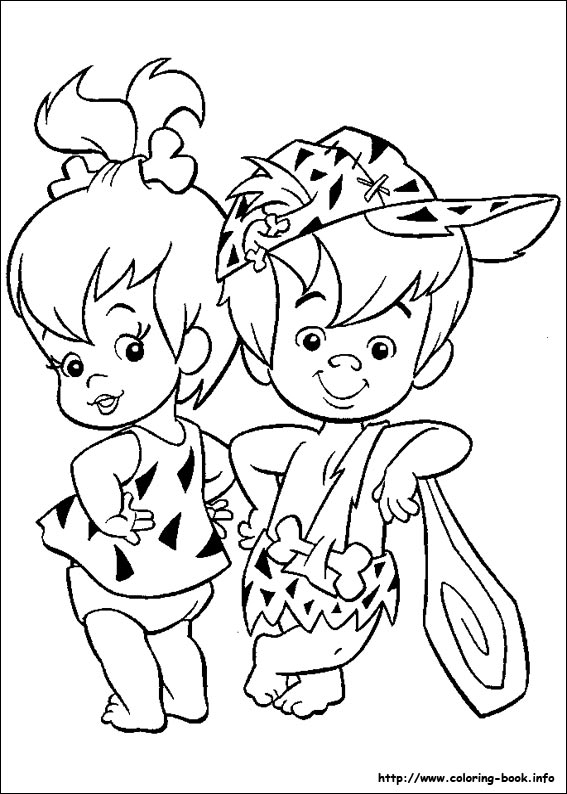 The Flintstones coloring picture