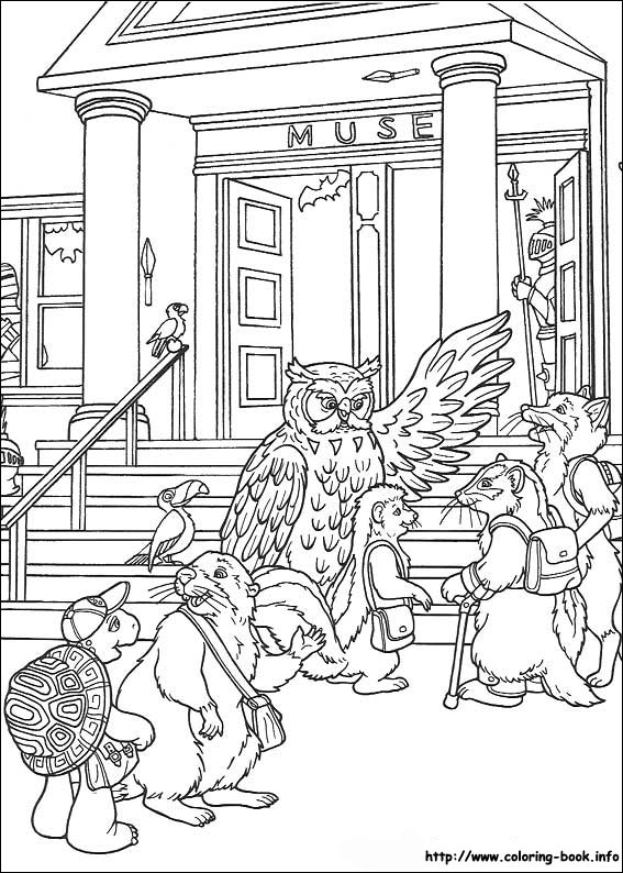 Franklin coloring picture