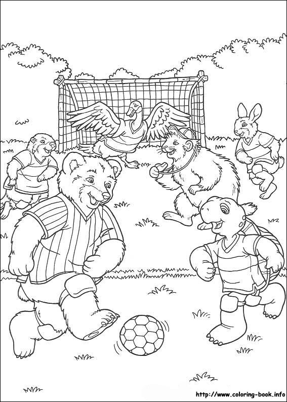 Franklin coloring picture