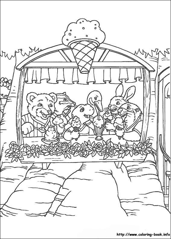 Franklin coloring picture