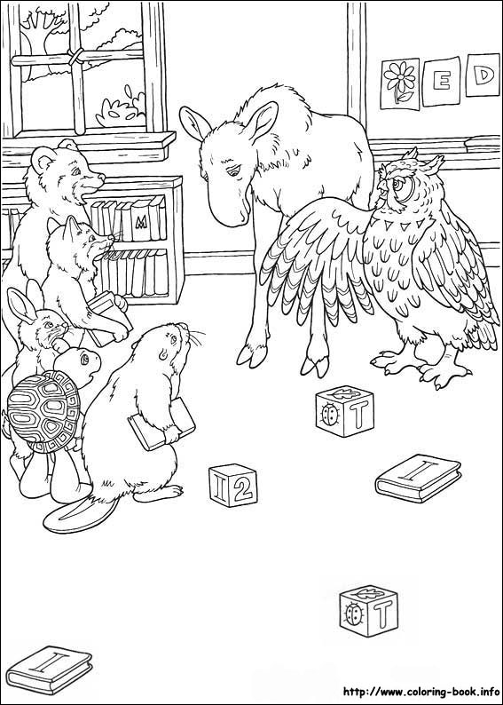 Franklin coloring picture