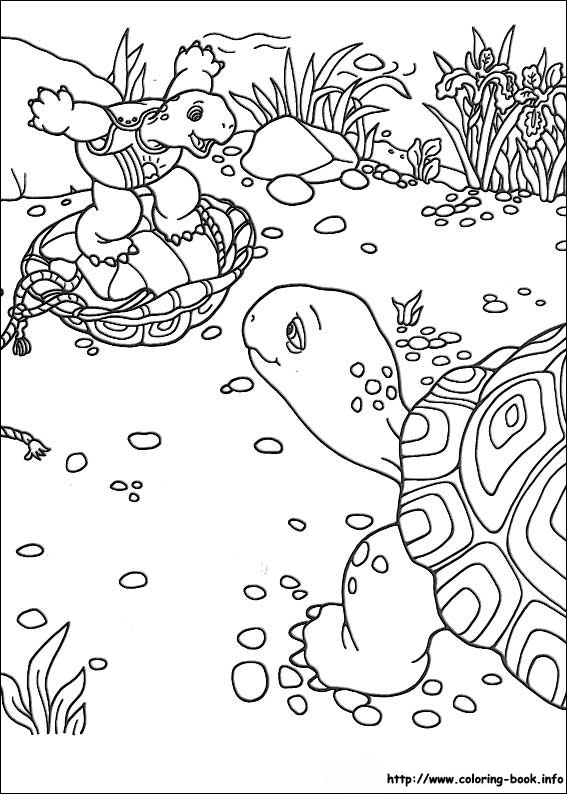 Franklin coloring picture