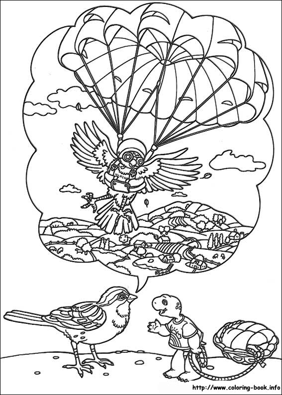 Franklin coloring picture