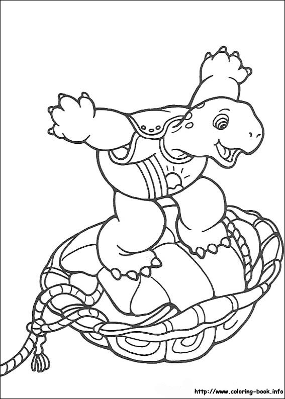 Franklin coloring picture