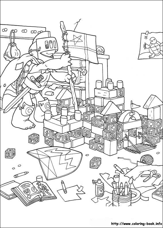 Franklin coloring picture