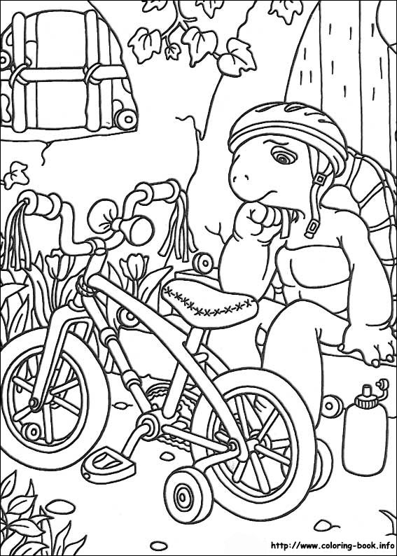 Franklin coloring picture