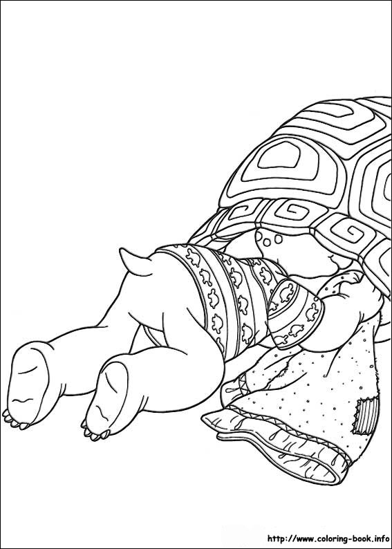 Franklin coloring picture