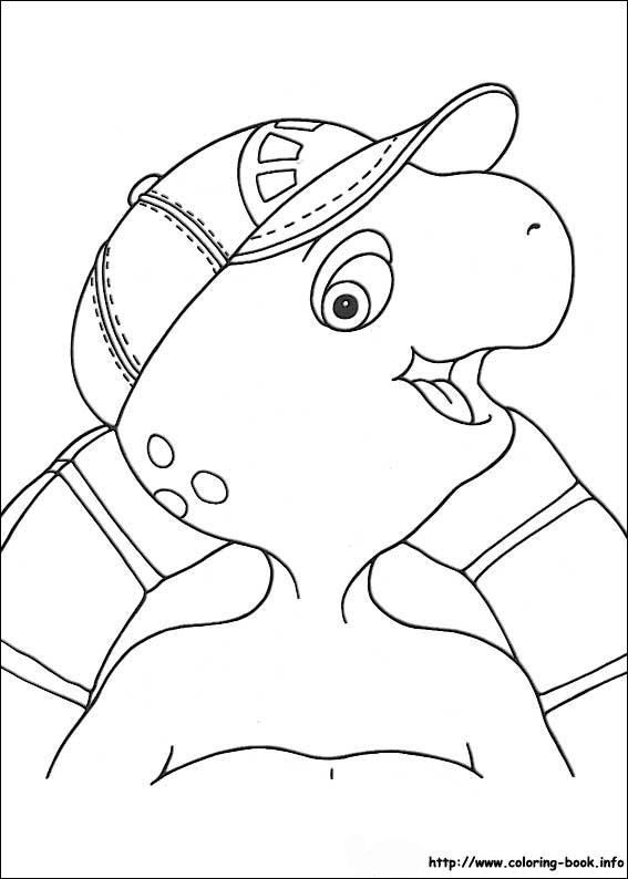 Franklin coloring picture