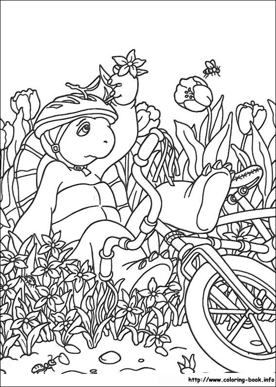 Franklin coloring picture