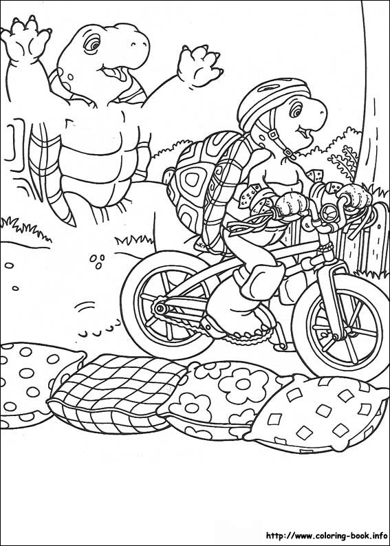 Franklin coloring picture